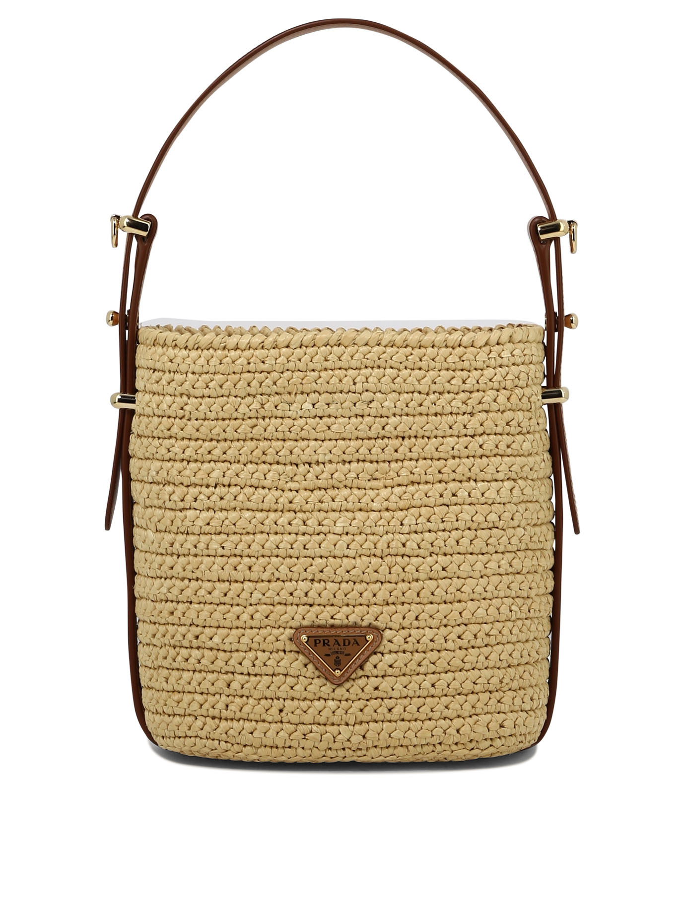 PRADA Crocheted bucket bag